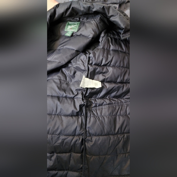 Woolrich puffer jacket mens large black wool insulated casual - Picture 7 of 9